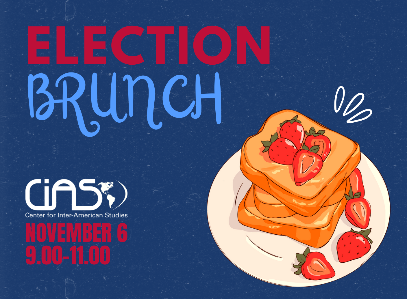 info graphic for Cias Election Brunch 