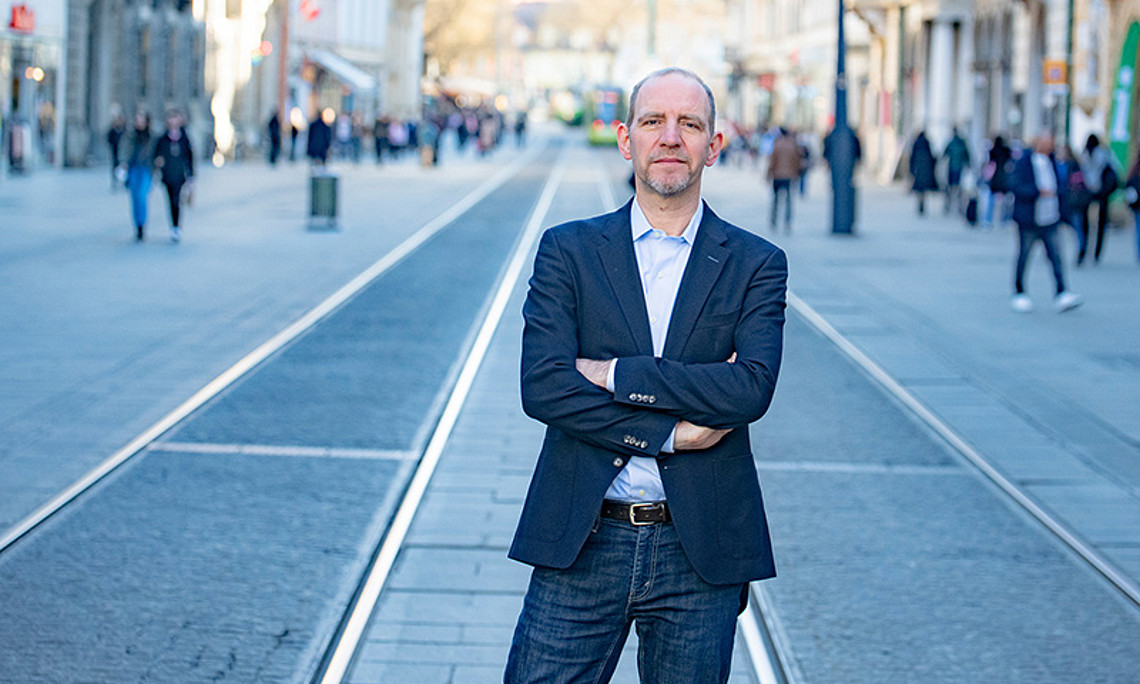 Florian Bieber sieht in der EU den Ausweg aus Extremismus und Nationalismus. Foto: Uni Graz/Tzivanopoulos