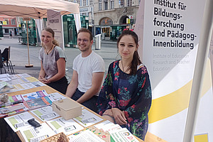 Copyright: Institut für Bildungsforschung und PädagogInnenbildung, Heidi Kinast (v.l.n.r.: S. Seifert, D. Pendl und J. Berger)