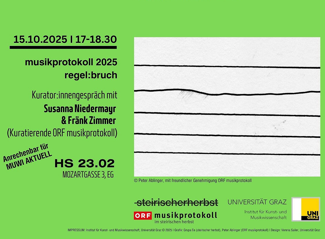 Plakat der Vortragsreihe 