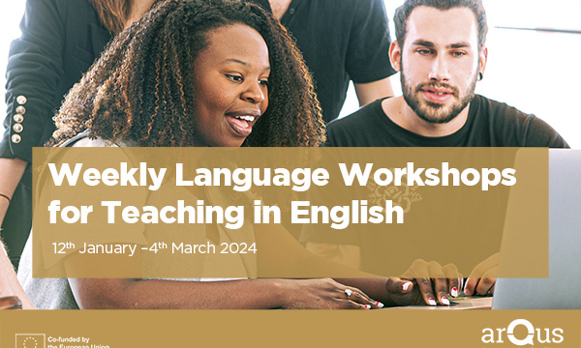 Arqus Weekly Language Workshops for Teaching in English