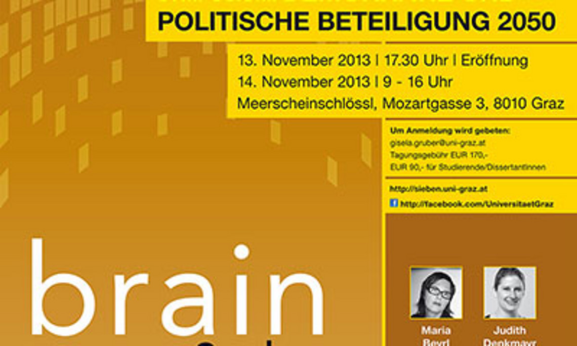 Einladung zum 5. Symposium der Reihe Brain and the City
