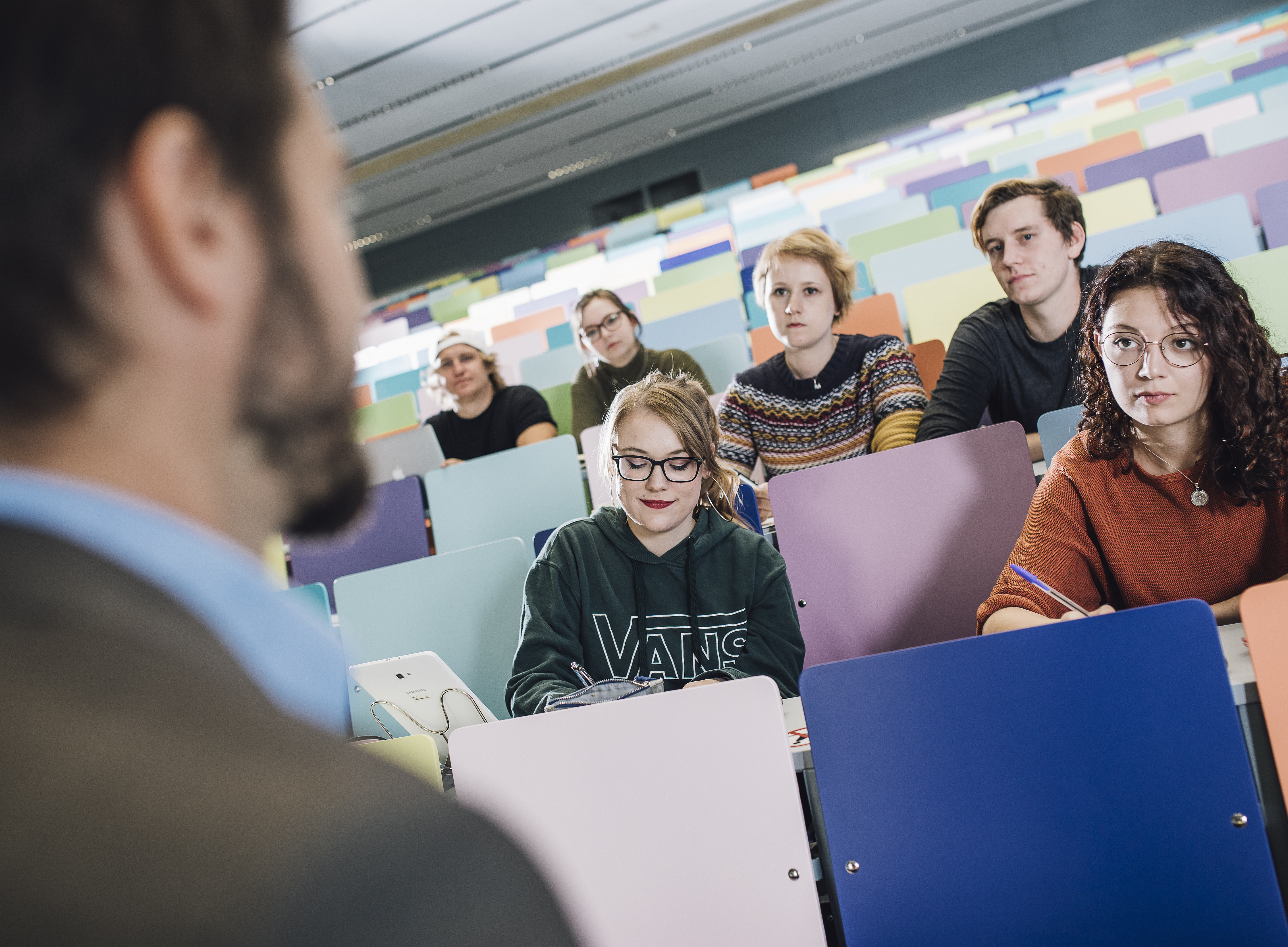 Lehrer und Studierende ©Uni Graz/Kanizaj