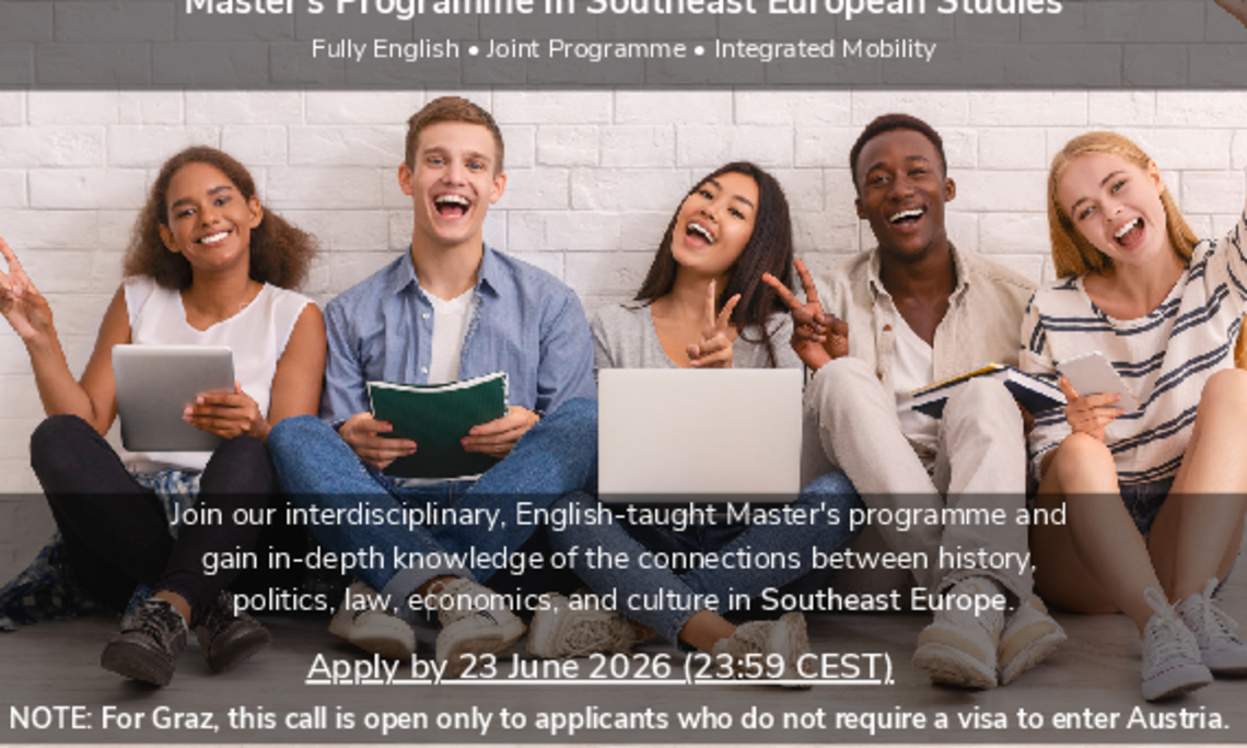 third call for applications of the masters programme in southeast european studies for the academic year 2026 27