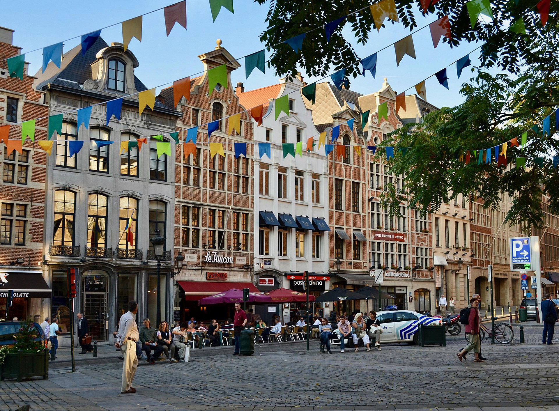 Eine Gebäudezeile in Brüssel ©Pixabay