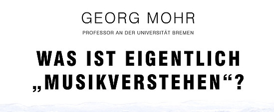Sondervortrag von Prof. Mohr, Wintersemester 2018/19