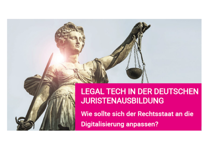 LEGAL TECH IN DER DEUTSCHEN JURISTENAUSBILDUNG - Institut Für Finanzrecht