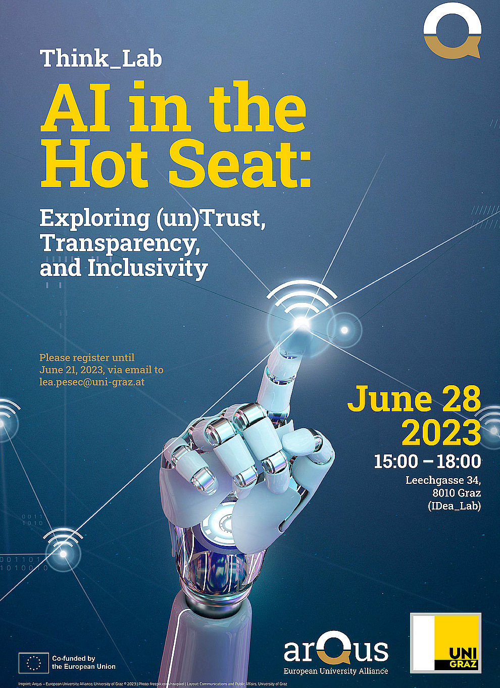 AI in the Hot Seat. Event on June 28th 2023. 