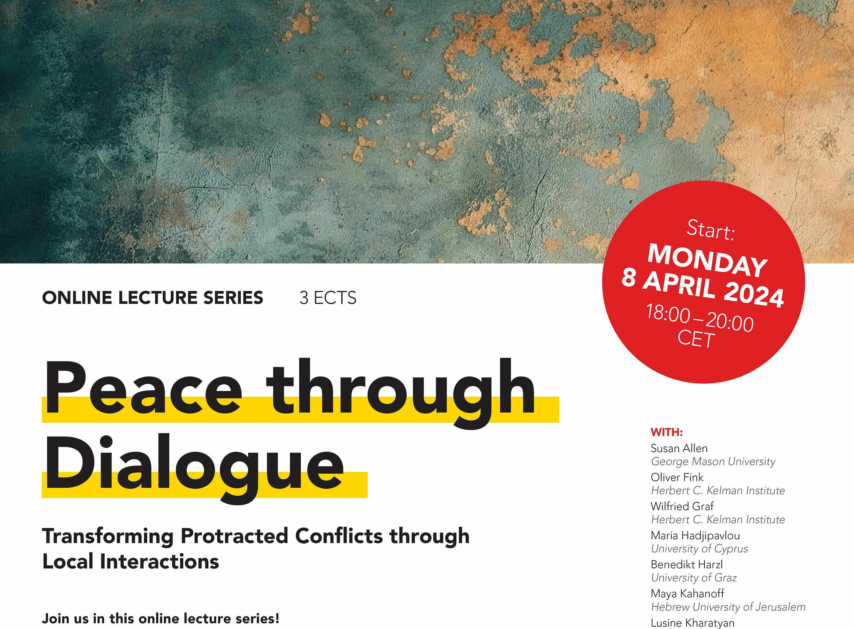 Poster Peace through Dialogue ©Uni Graz