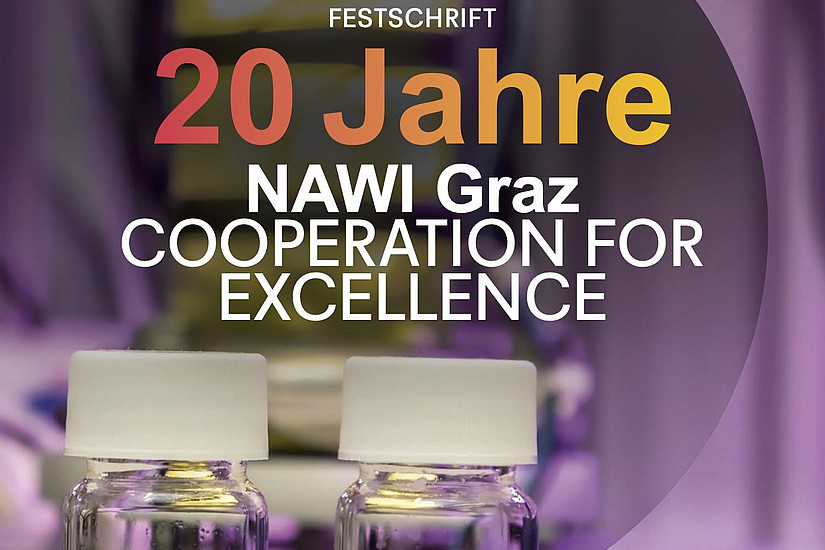 Titelseite der Festschrift 20 Jahre NAWI Graz