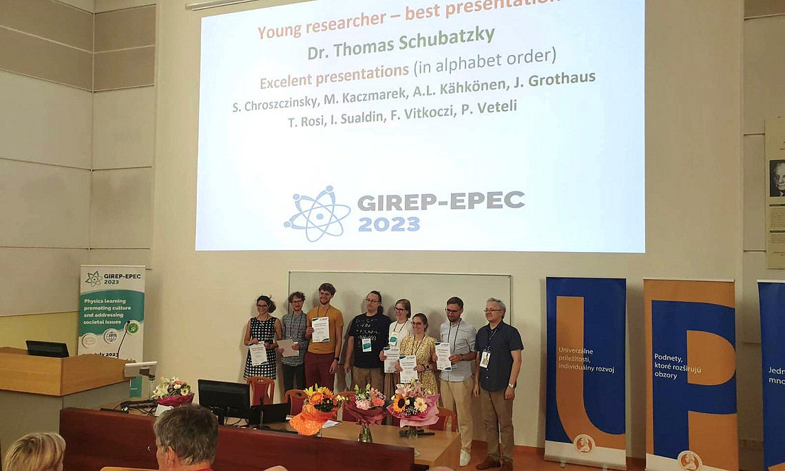 Young-Researcher-Auszeichnung für die beste Präsentation