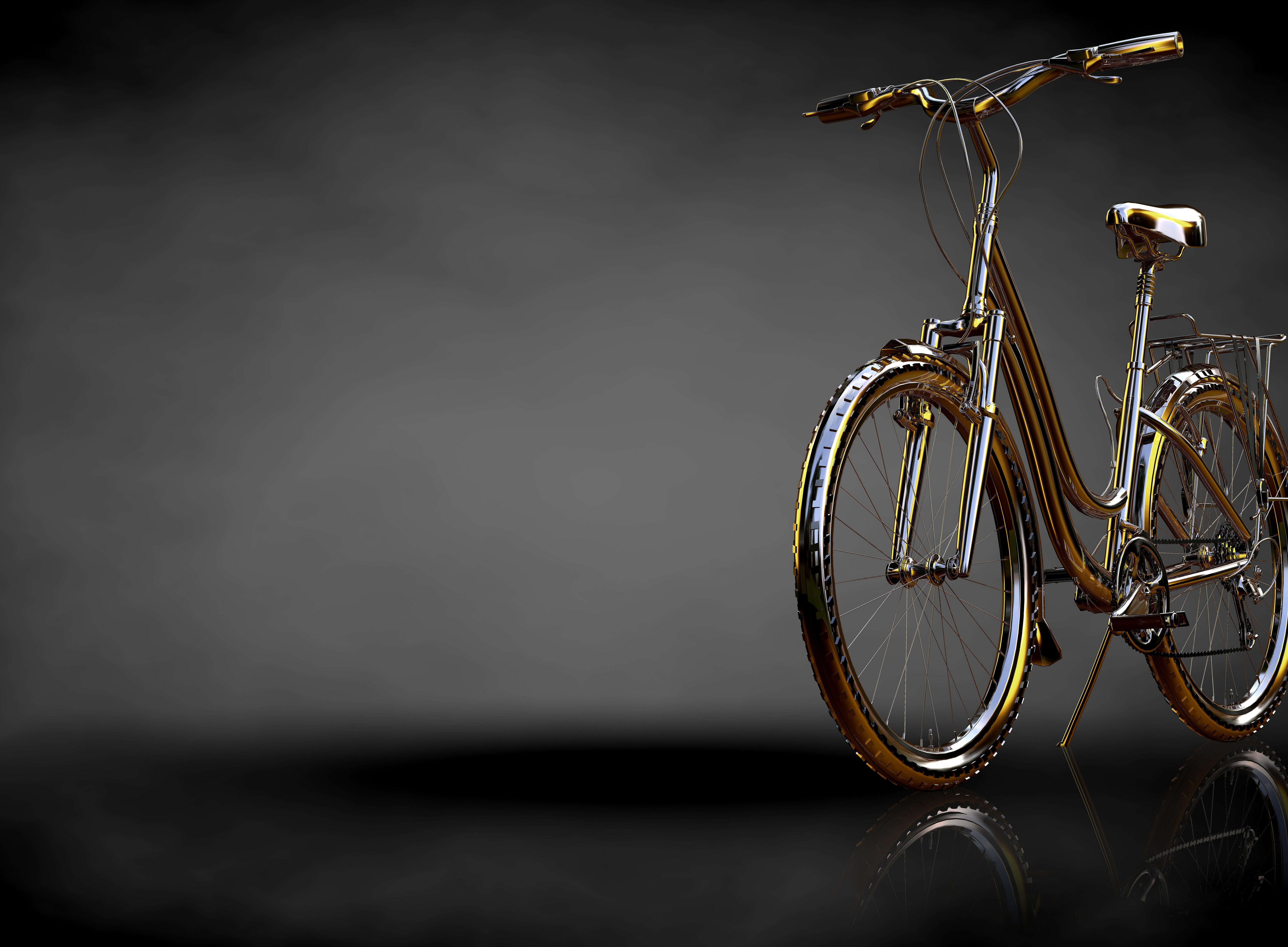 Goldenes Fahrrad 