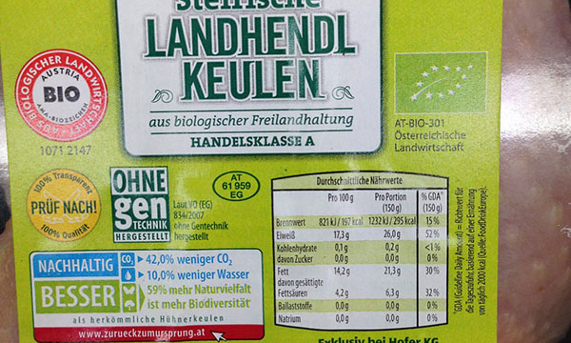 Sorgen Gütesiegel wirklich für mehr Durchblick? Nicht immer: VerbraucherInnen haben vielmehr oft das Gefühl, vor der Menge an verfügbaren Informationen kapitulieren zu müssen. Foto: Ulrich Ermann, März 2015.