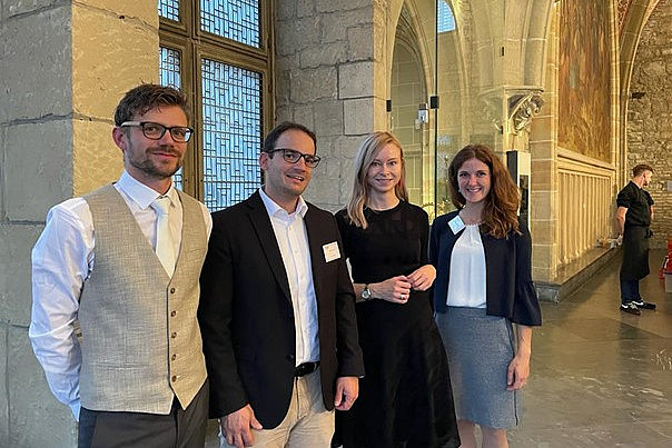 Markus Obczovsky, Philipp Spitzer, Claudia Haagen-Schützenhöfer, Angelika Bernsteiner. Foto: UniGraz/Spitzer 