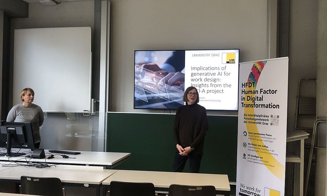 HFDT Brown-Bag Forum Sabina Hodzic Forschungsnetzwerk Human Factor in Digital Transformation HFDT Universität Graz