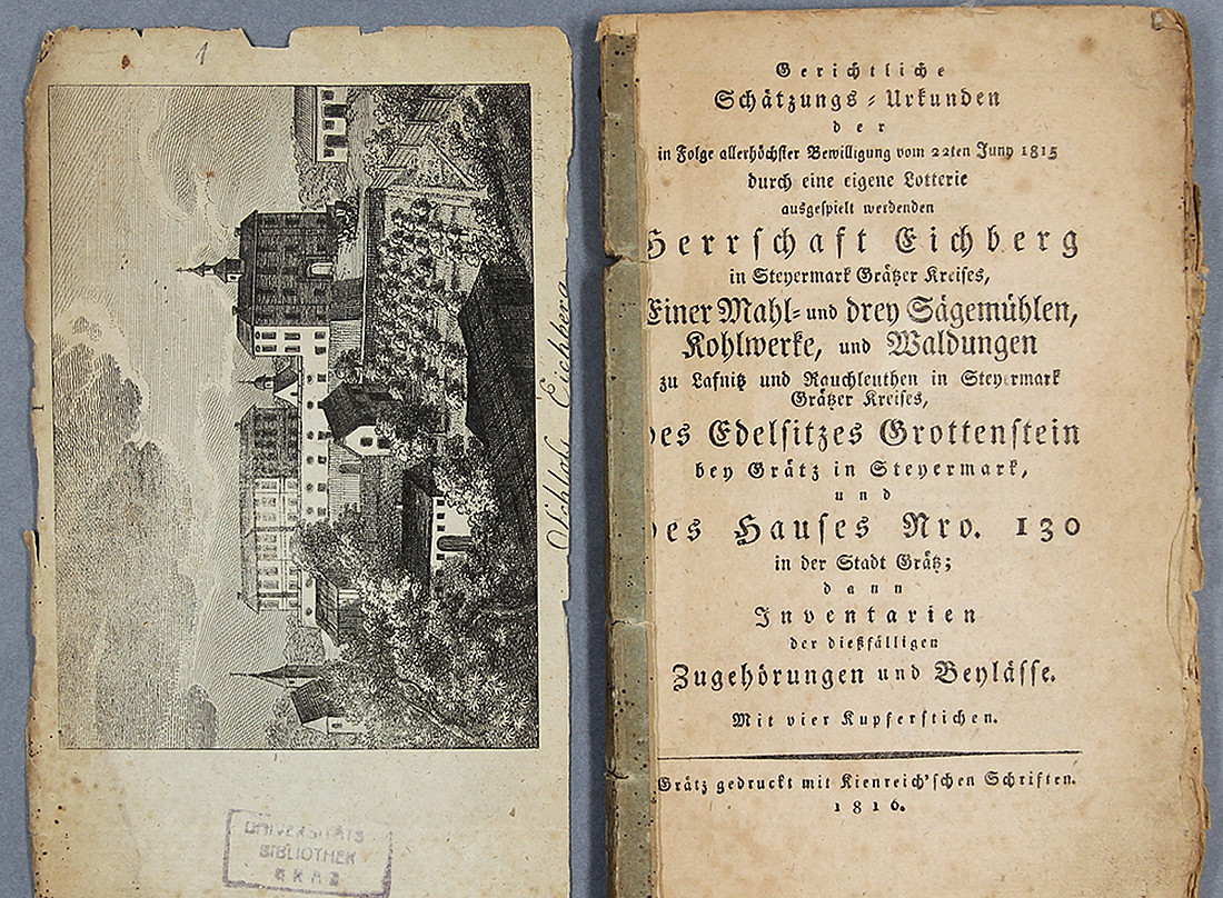 Gerichtliche Schätzungsurkunden ©Uni Graz/Restaurierung