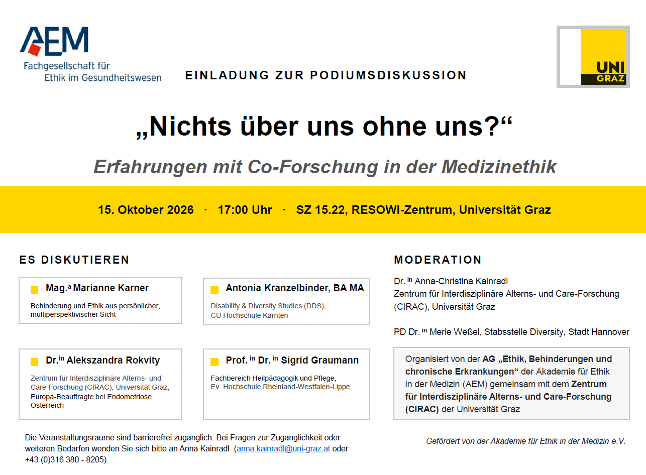 Flyer der Veranstaltung ©AEM