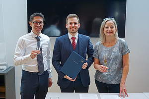 Prof. Walter Doralt, Dr. Tobias Weidinger, Prof. Bettina Nunner-Krautgasser