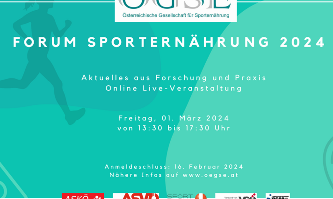 Flyer Forum Sporternährung 2024