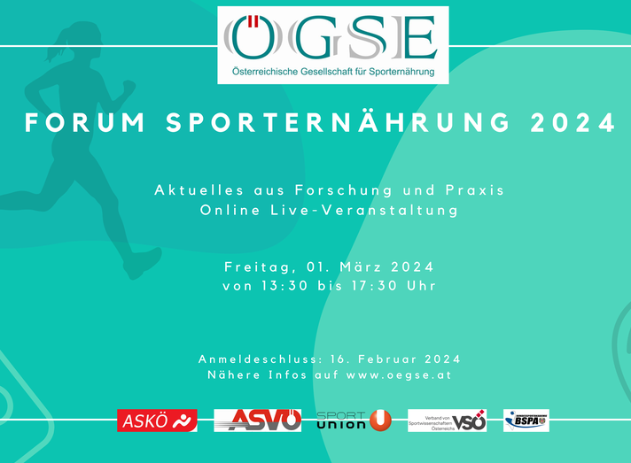 Flyer Forum Sporternährung 2024 