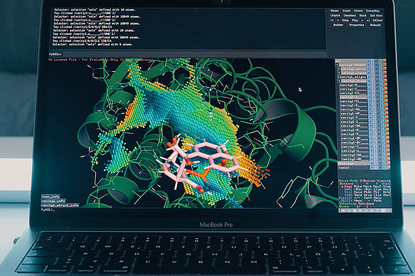 Mittels bioinformatischer Prozesse sucht das österreichische Start-up Innophore Wege, um das Coronavirus zu bekämpfen. Foto: Andreas Schlesinger.