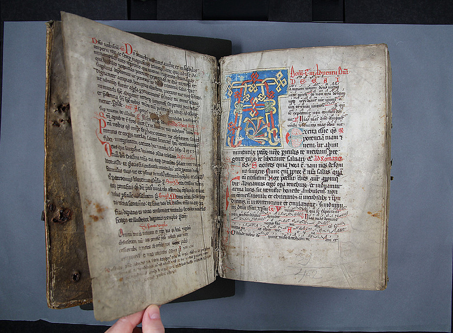 Missale aus dem Chorherrenstift Seckau ©Uni Graz/Restaurierung