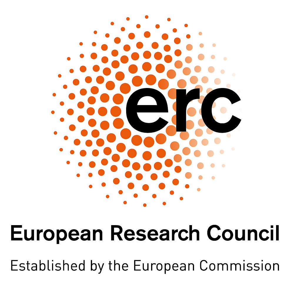 Logo ERC Grant in Zusammenhang mit dem Projekt COLLAPSE ©ERC-Grant 