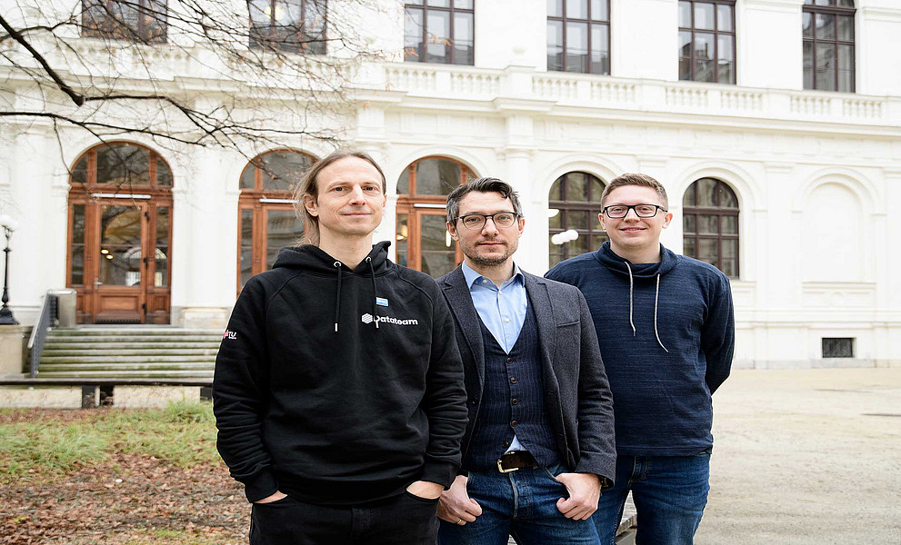 Roman Kern, Wolfgang Göderle und David Fleischhacker (v. l.)