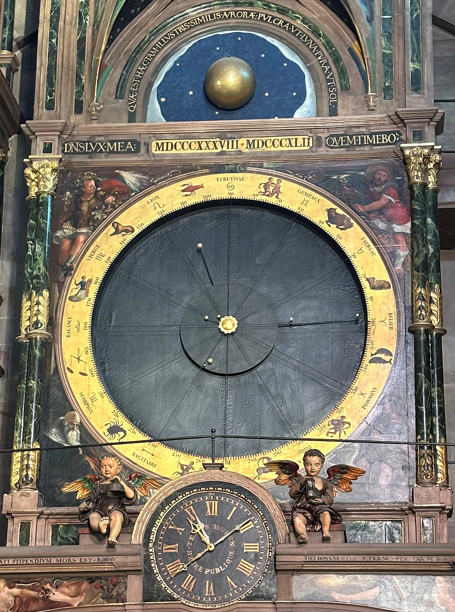 astronomische Uhr im Straßburger Münster ©von RJ Seitz übertragen