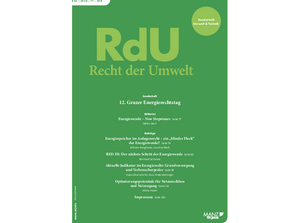 RdU_2024-06a_Umschlag_Sonderheft.indd ©Manz Cover Recht der Umwelt {f:if(condition: 'Manz', then: '©Manz')}