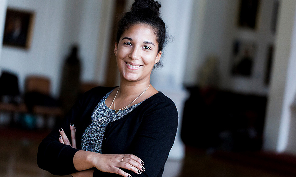 Victoria Reszler is the contact person for Action Line 2 at the University of Graz. Photo credit: Uni Graz/Kanizaj. 