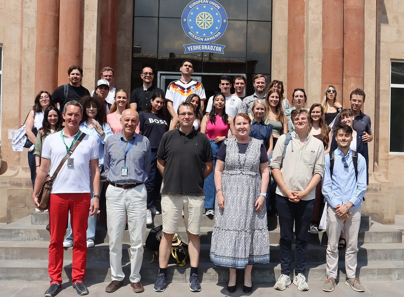 LAWCONRESC visiting the EU monitoring mission in Yeghegnadzor ©Benedikt Harzl