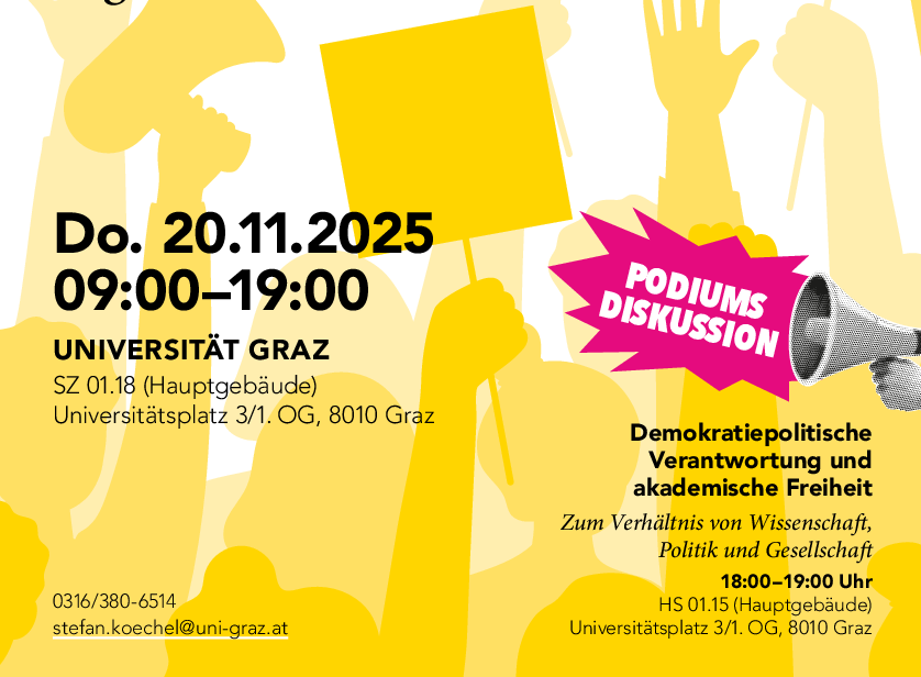 Tagung Demokratie November 25 ©Uni Graz/Grafik