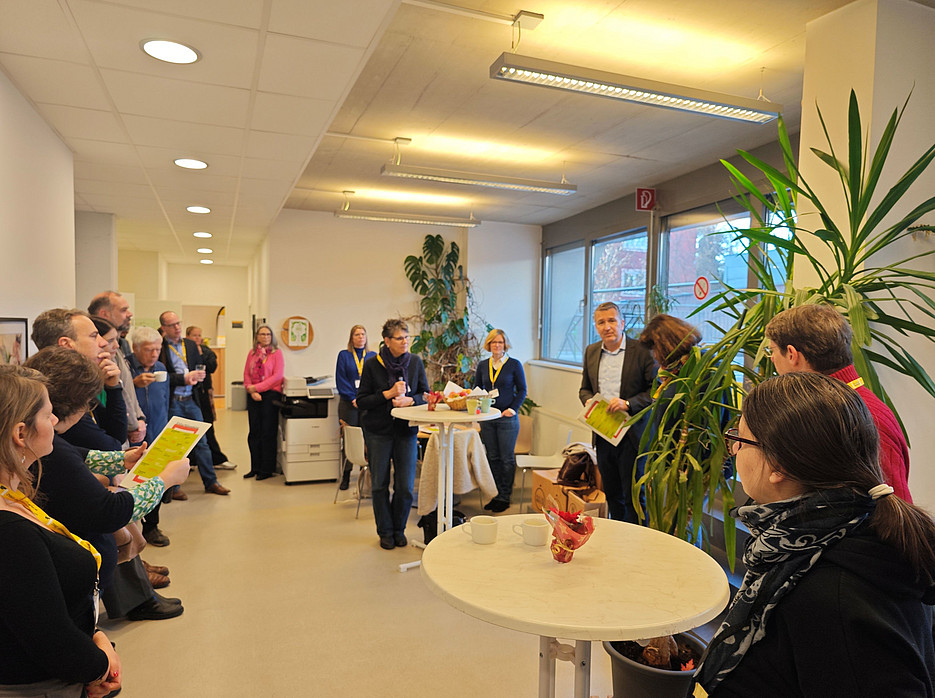 Ansprache im Foyer ©Tomaš Klimann