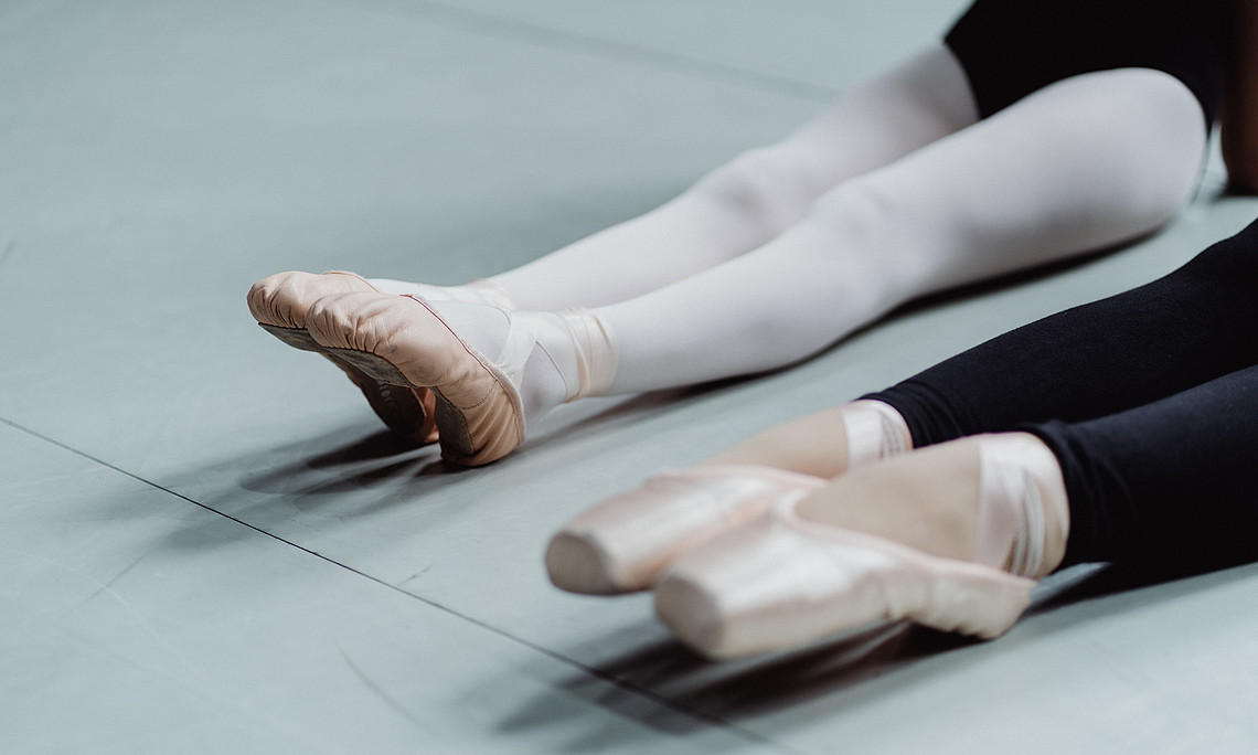 Füße von Ballerinas - Agilität ist überall ein Thema