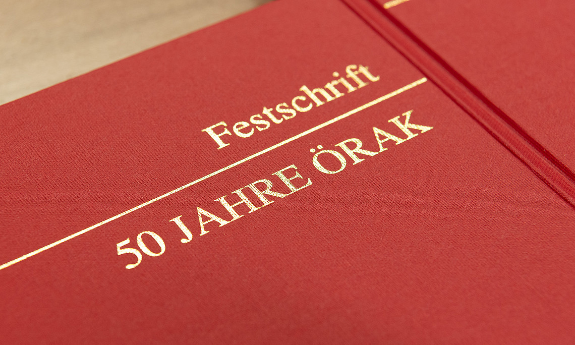 Die Festschrift 50 Jahre ÖRAK