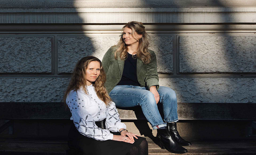  Lisa Heschl (r.) und Svitlana Andreichenko 