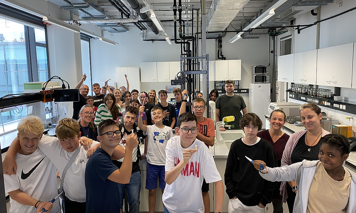 Schüler:innen im Offenen Labor Graz