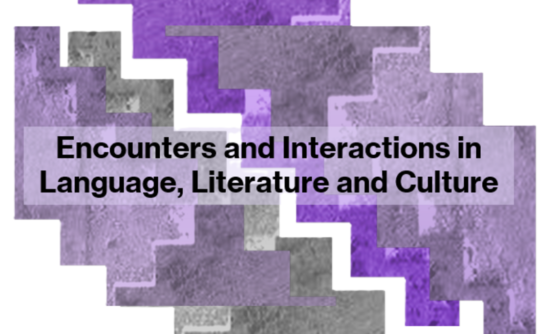 logo of the student conference 2026 of the european joint masters programme in english and american studies indicating the theme encounters and interactions ini language, literature and culture
