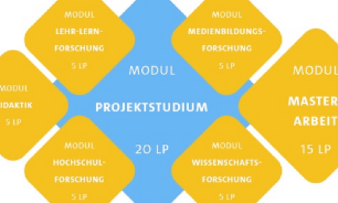 Graphik zu den Modulen des Studiums