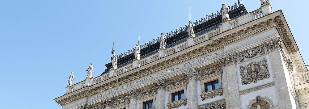 Hauptgebäude der Uni Graz ©Universität Graz/Raggautz