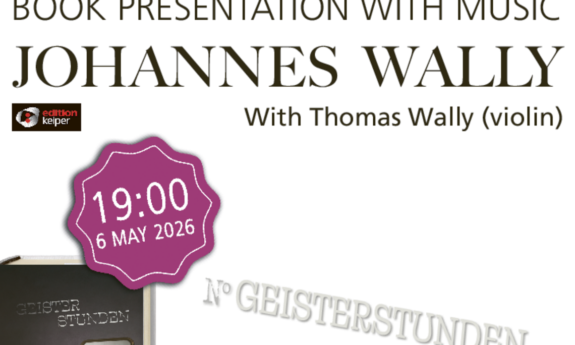 Einladung zur Buchpraesentation von Johannes Wallys Geisterstunden