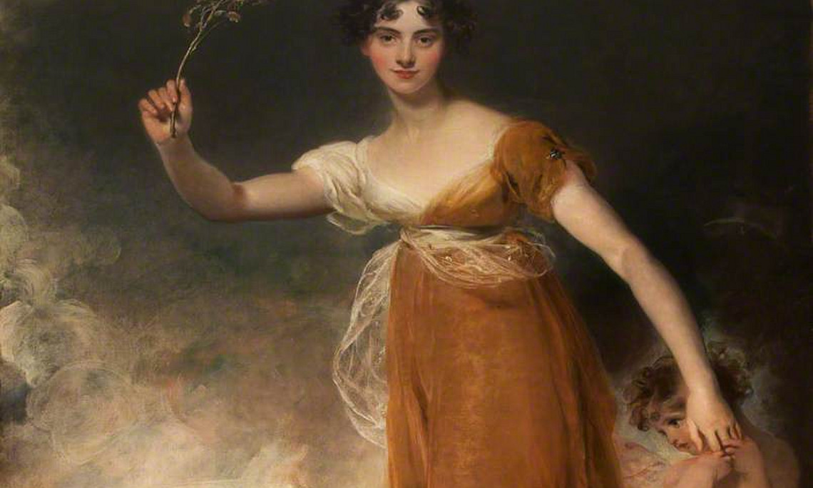 "Georgiana Maria Leicester" by Thomas Lawrence