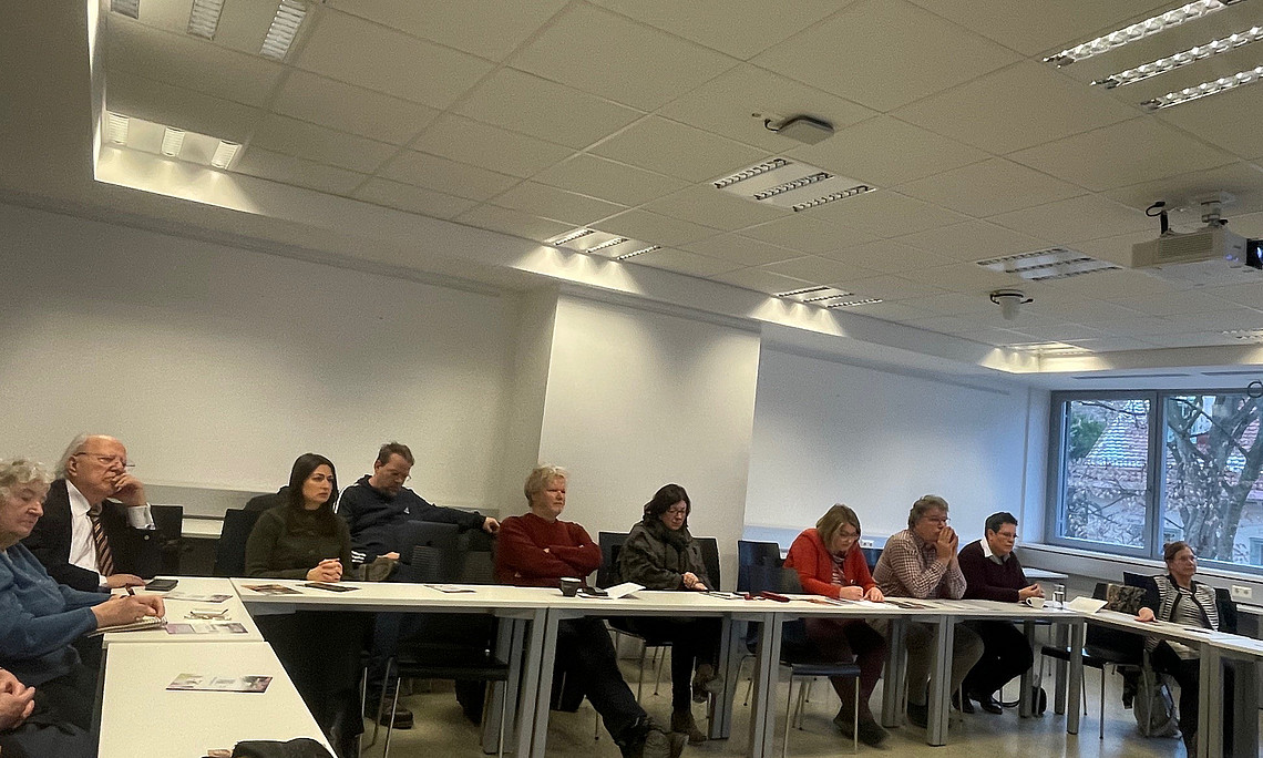 Diskussionsrunde im UZT-Hörsaal