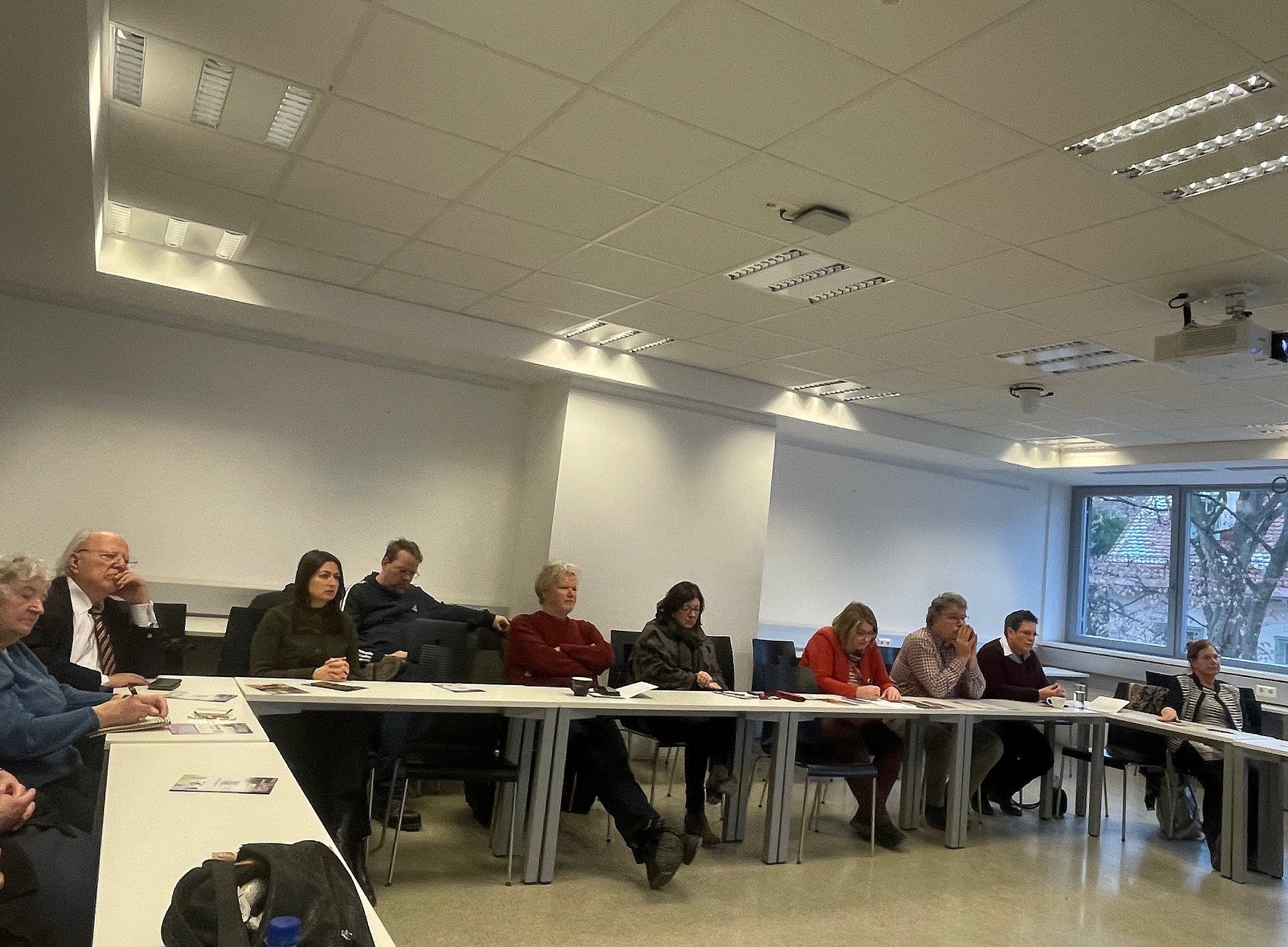 Diskussionsrunde im UZT-Hörsaal 