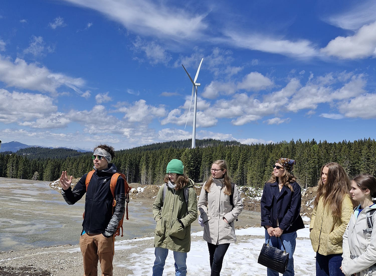Exkursion zum Windpark Freiländeralm ©Pirstner-Ebner