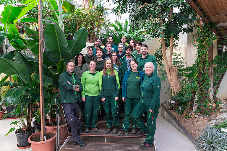 Hier finden Sie alle Informationen zum Team - Botanischer Garten