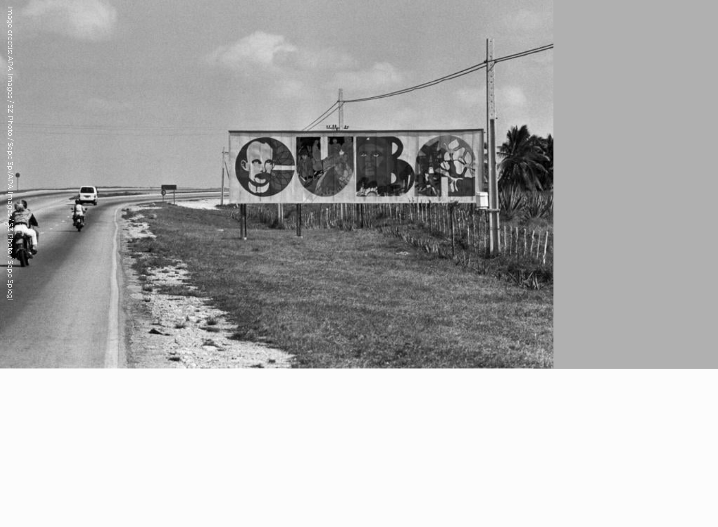 image Kurir Kuba ©APA-Images / SZ-Photo / Sepp Spi/APA-Images / SZ-Photo / Sepp Spiegl