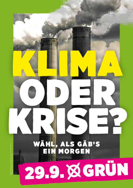 Wahlplakat_Die Grünen 