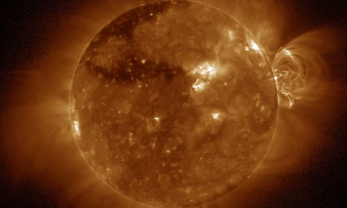 Aufnahme Sonnenfleck